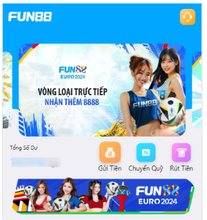 Nạp rút tiền Fun88 cực ổn định